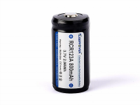 Battery Keeppower RCR123A 16340 3.6V-3.7V 1.7A 800mAh - Li-Ion cell protected Set of 2