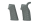 OA Pistol Grip new generation 15° - size L - 6 colors Sniper Gray