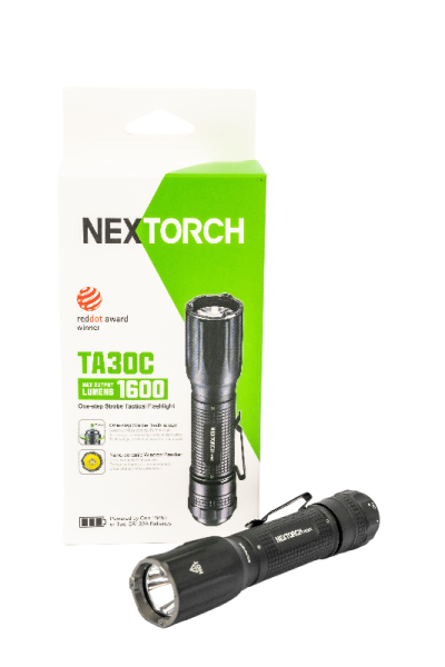 NEXTORCH TA30C Tactical LED Flashlight 1600 Lumens