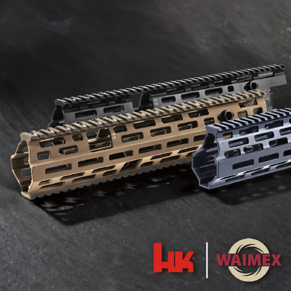 Heckler & Koch M-LOK Handguard HK416 / MR223 - 2x M-LOK + 2x Picatinny - HK416 / MR223 Black 259,5mm
