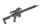 Messerschmitt AR15 16,75" Schwarz + Firefield Kommando Kit Bundle