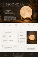 MOONORA® Moon Lamp Premium Edition