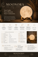 MOONORA® Moon Lamp Premium Edition