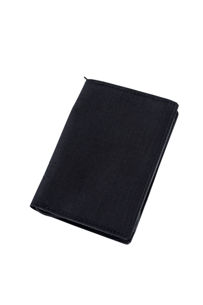 Documents folder in A6 size sheet with a zipper  Black