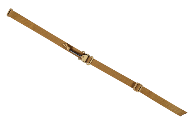 Carrying strap front part running along Coyote Brown